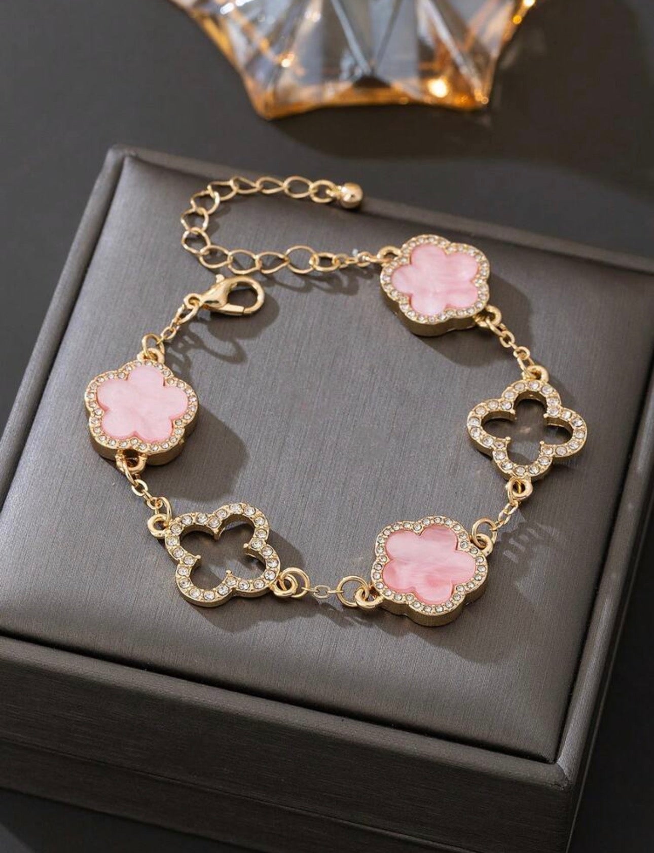 Pink Luxe Cleef bracelet