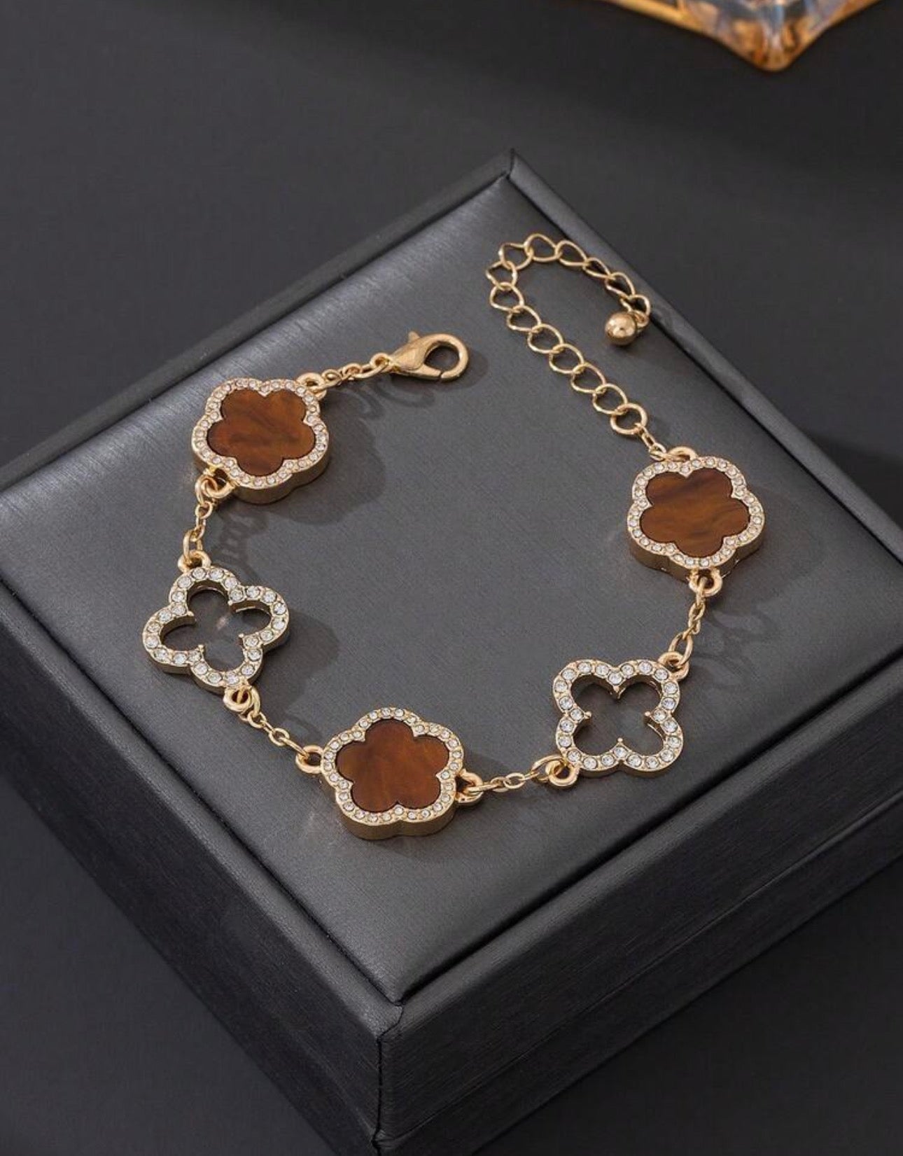 Brown sugar cleef bracelet